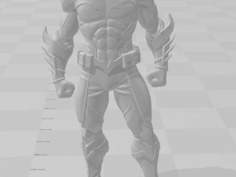 Bonecos 3d style manga anime batman night wing heroes style caricato 3D Print Model