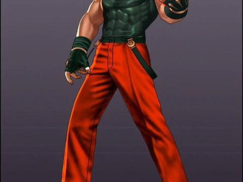 Anime Bonecos w stylu 3D manga kof rugal style caricato Model do druku 3D