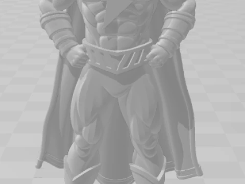 Bonecos 3d style manga anime heroes dc shazam style caricato 3D Print Model