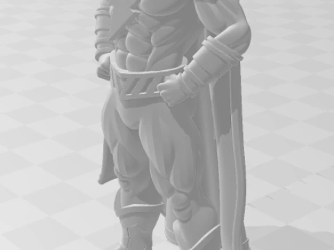 Bonecos 3d style manga anime heroes dc shazam style caricato 3D Print Model