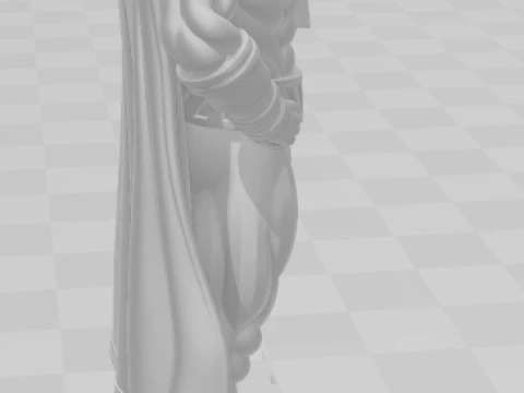 Bonecos 3d style manga anime heroes dc shazam style caricato 3D Print Model