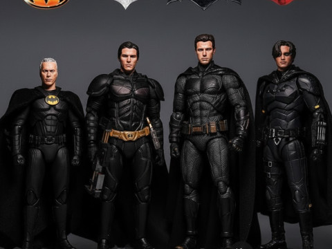 Bonecos 3d style manga anime batman batclan style caricato 3D Print Model