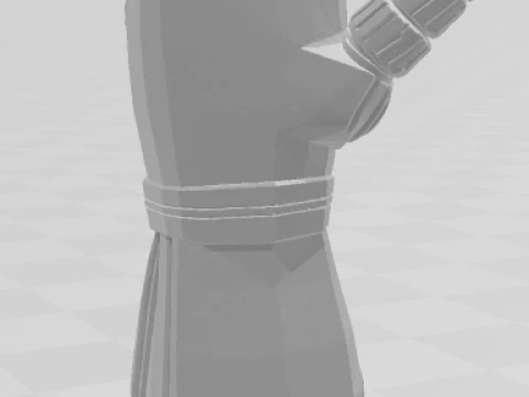 Bonecos 3d style manga anime infinity gauntlet marvel manopla style caricato 3D Print Model