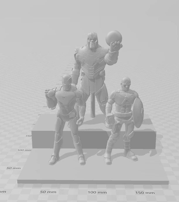 Bonecos 3d style manga anime heroes dugeons rpg style caricato 3D Print Model .c4d .max .obj .3ds .fbx .stl .blend 
