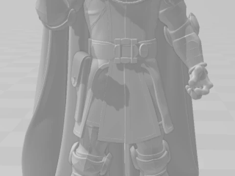Bonecos 3d style manga anime marvel dr doom heroes style caricato 3D Print Model
