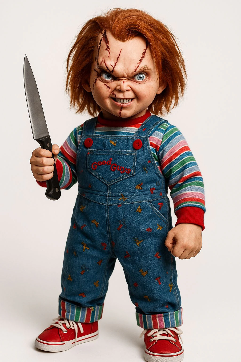 Bonecos 3d style manga anime Brinquedo Assassino Childs Play chucky style caricato 3D Print Model .c4d .max .obj .3ds .fbx .stl .blend 