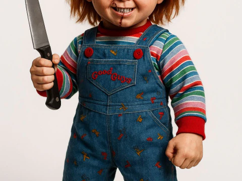 Bonecos manga w stylu 3D Brinquedo Assassino Childs Zagraj w caricato w stylu Chucky Model do druku 3D