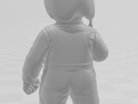 Bonecos 3d style manga anime Brinquedo Assassino Childs Play chucky style caricato 3D Print Model
