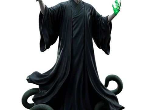 Bonecos 3d style manga anime harry potter valdemort style caricato 3D Print Model