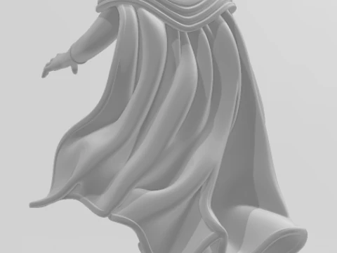 Bonecos 3d style manga anime heroes dr fate style caricato 3D Print Model