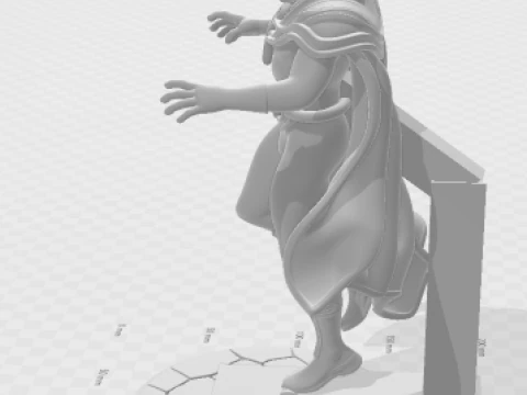 Bonecos 3d style manga anime heroes dr fate style caricato 3D Print Model
