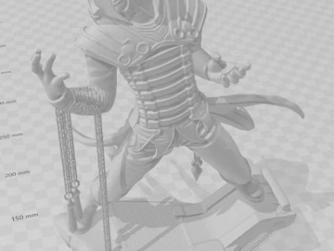 Bonecos 3d style manga anime dc batman wholaug style caricato 3D Print Model