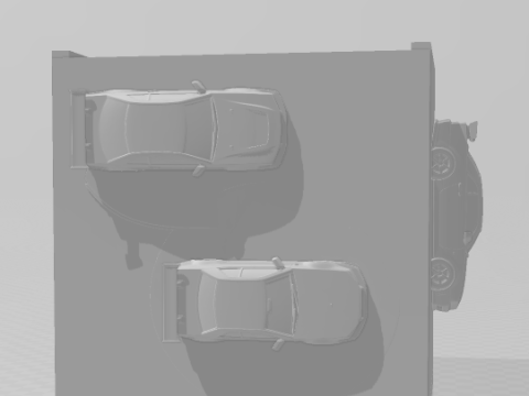 Bonecos 3d style manga anime car race work holder pen style caricato 3D Print Model