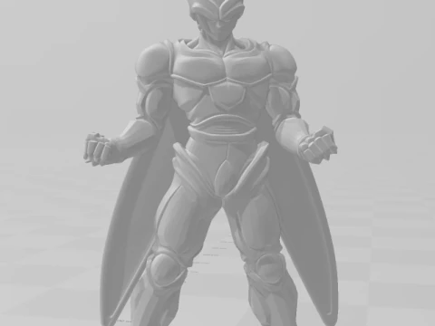 Bonecos manga anime w stylu 3D Dragon Ball Cell caricato Model do druku 3D