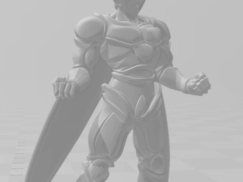 Bonecos manga anime w stylu 3D Dragon Ball Cell caricato Model do druku 3D