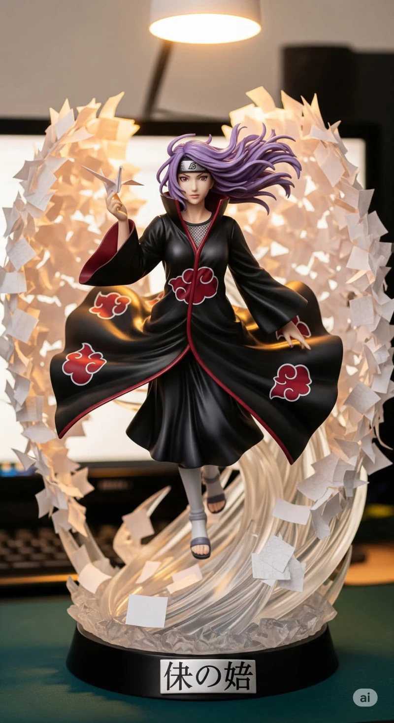 Bonecos 3D styl manga anime naruto konam styl caricato Model do druku 3D .c4d .max .obj .3ds .fbx .stl .blend