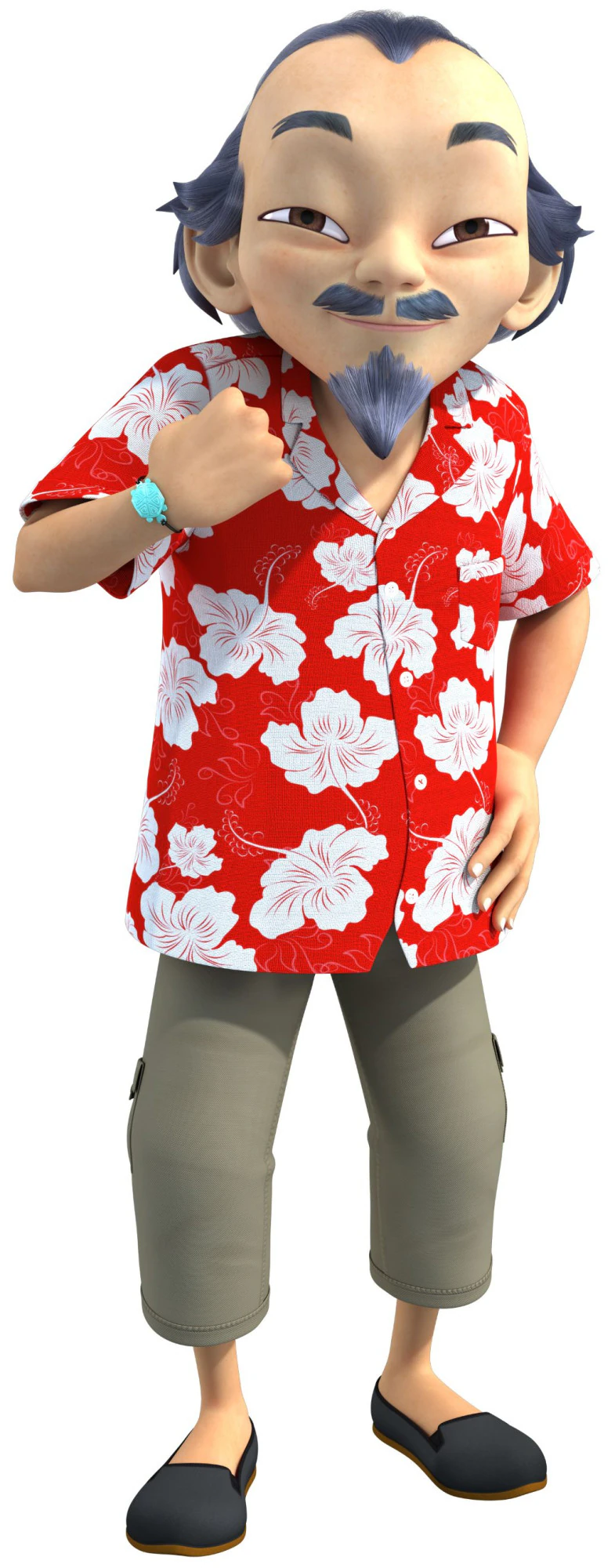 Bonecos 3d style manga anime mestre fu miraculous style caricato 3D Print Model .c4d .max .obj .3ds .fbx .stl .blend