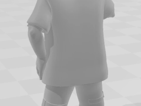 Bonecos 3d style manga anime mestre fu miraculous style caricato 3D Print Model