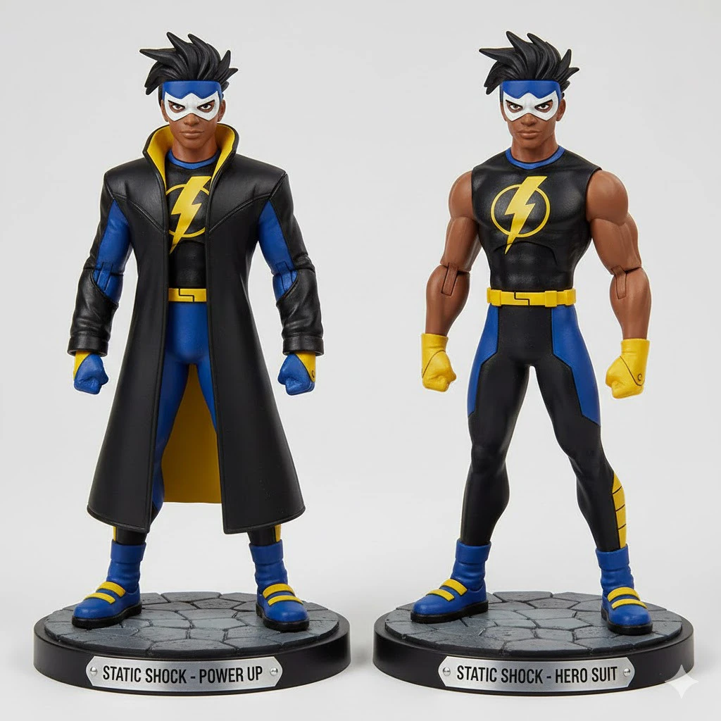 Bonecos 3d style manga anime static super choque style caricato 3D Print Model .c4d .max .obj .3ds .fbx .stl .blend