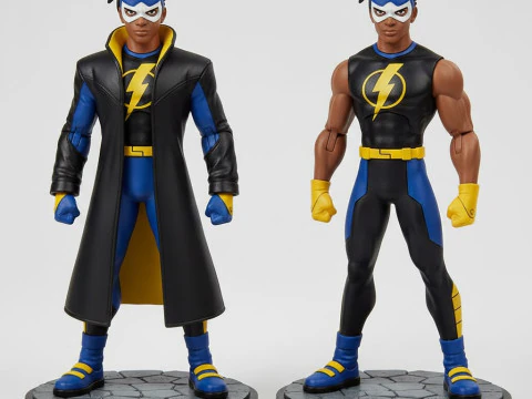 Bonecos 3D manga anime statyczne super choque caricato w stylu Model do druku 3D