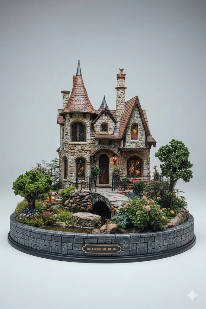 Bonecos 3d style manga anime house home casa style caricato 3D Print Model .c4d .max .obj .3ds .fbx .stl .blend 