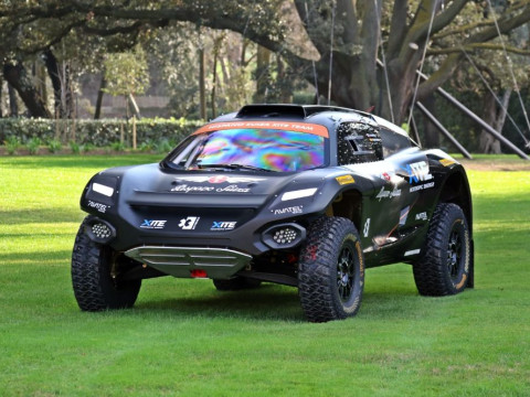 Bonecos 3d style manga anime car race dakar rally extreme E style caricato 3D Print Model