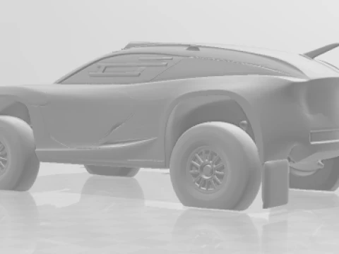 Bonecos 3d style manga anime car race dakar rally extreme E style caricato 3D Print Model