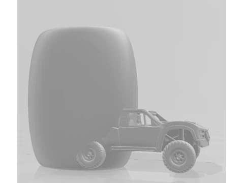 Bonecos 3d style manga anime car race work holder style caricato 3D Print Model