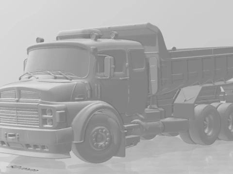Bonecos 3d style manga anime car race truck mb1524 style caricato 3D Print Model