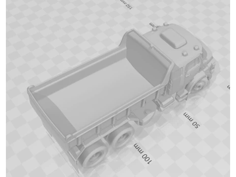 Bonecos 3d style manga anime car race truck mb1524 style caricato 3D Print Model