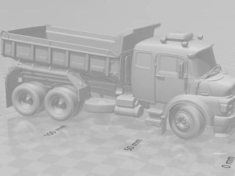 Bonecos 3d style manga anime car race truck mb1524 style caricato 3D Print Model