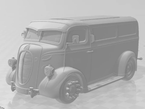 Bonecos 3d style manga anime car race truck style caricato 3D Print Model