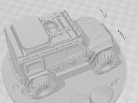 Bonecos 3d style manga anime car race bug jeep style caricato 3D Print Model