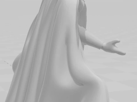 Bonecos 3d style manga anime xmen magneto style caricato 3D Print Model