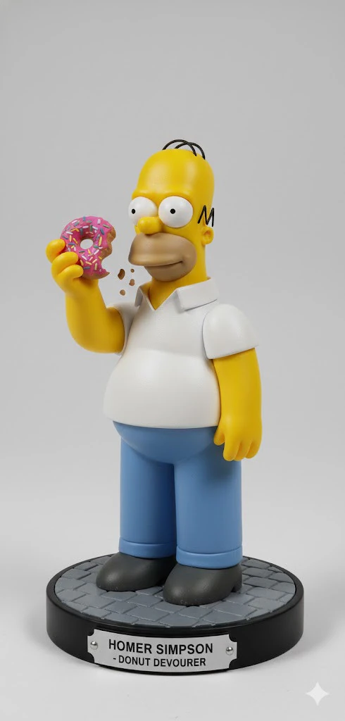 Bonecos 3d style manga anime hommer simpsons style caricato 3D Print Model .c4d .max .obj .3ds .fbx .stl .blend 