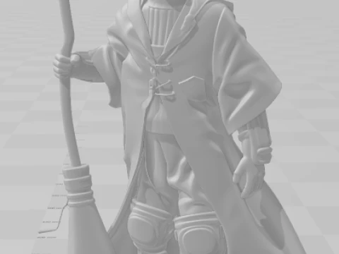 Bonecos 3d style manga anime harry potter style caricato 3D Print Model