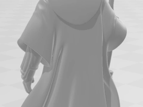 Bonecos 3d style manga anime harry potter style caricato 3D Print Model