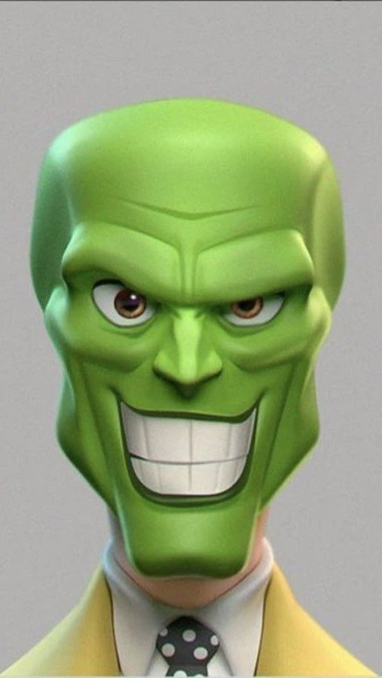 Bonecos 3d style manga anime the mask mascara style caricato 3D Print Model .c4d .max .obj .3ds .fbx .stl .blend