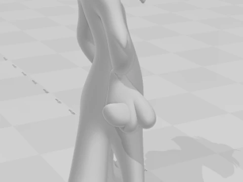 Bonecos 3d style manga anime frajola style caricato 3D Print Model