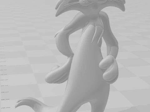 Bonecos 3d style manga anime frajola style caricato 3D Print Model