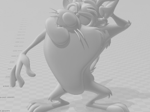 Bonecos 3d tarzı manga anime taz tarzı karikat&uuml;r 3D Baskı Modeli