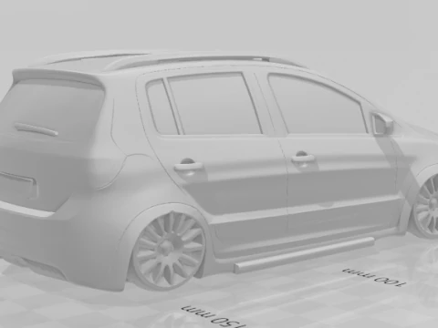 Bonecos 3d style manga anime car race truck pickup brasilian style caricato 3D Print Model