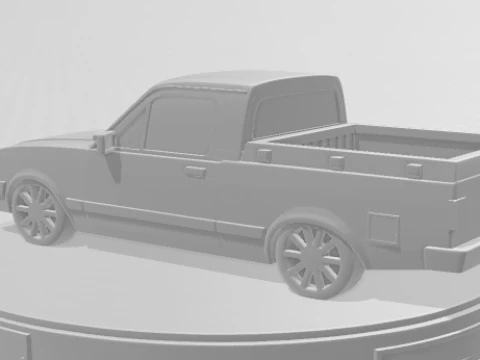 Bonecos 3d style manga anime car race truck pickup brasilian style caricato 3D Print Model
