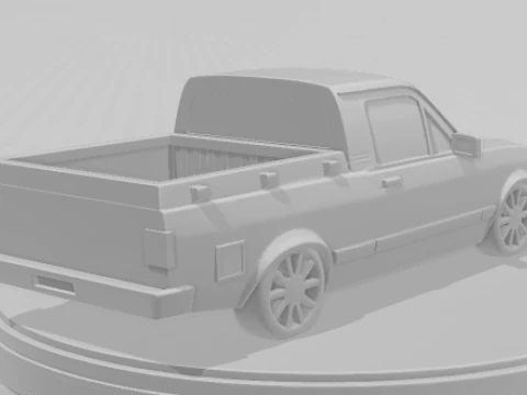 Bonecos 3d style manga anime car race truck pickup brasilian style caricato 3D Print Model