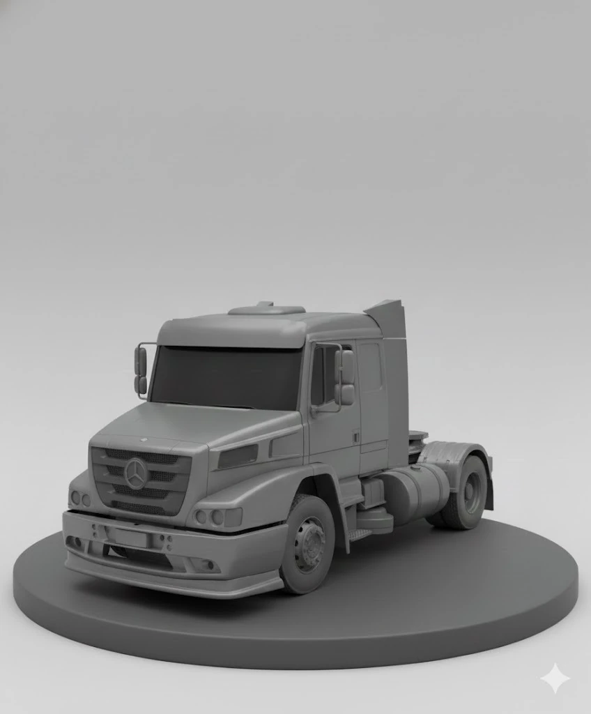 Bonecos 3d style manga anime car race truck pickup brasilian style caricato 3D Print Model .c4d .max .obj .3ds .fbx .stl .blend 