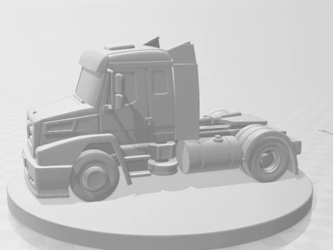 Bonecos 3d style manga anime car race truck pickup brasilian style caricato 3D Print Model