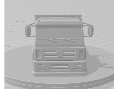 Bonecos 3d style manga anime car race truck pickup brasilian style pen holder caricato 3D Print Model