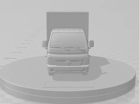 Bonecos 3d style manga anime car race truck pickup brasilian style hr hyundai caricato 3D Print Model