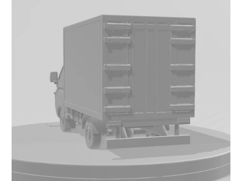 Bonecos 3d style manga anime car race truck pickup brasilian style hr hyundai caricato 3D Print Model