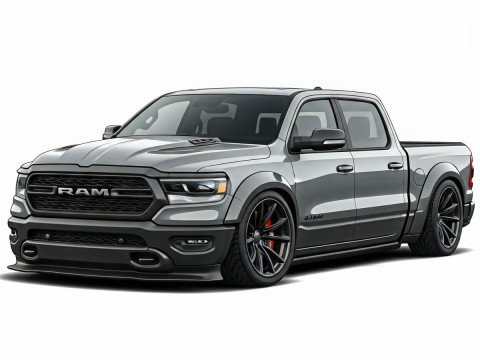 Bonecos 3d style manga anime car dodge ram style caricato 3D Print Model